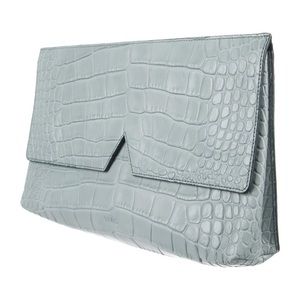 Vince - Embossed Leather Clutch Bag